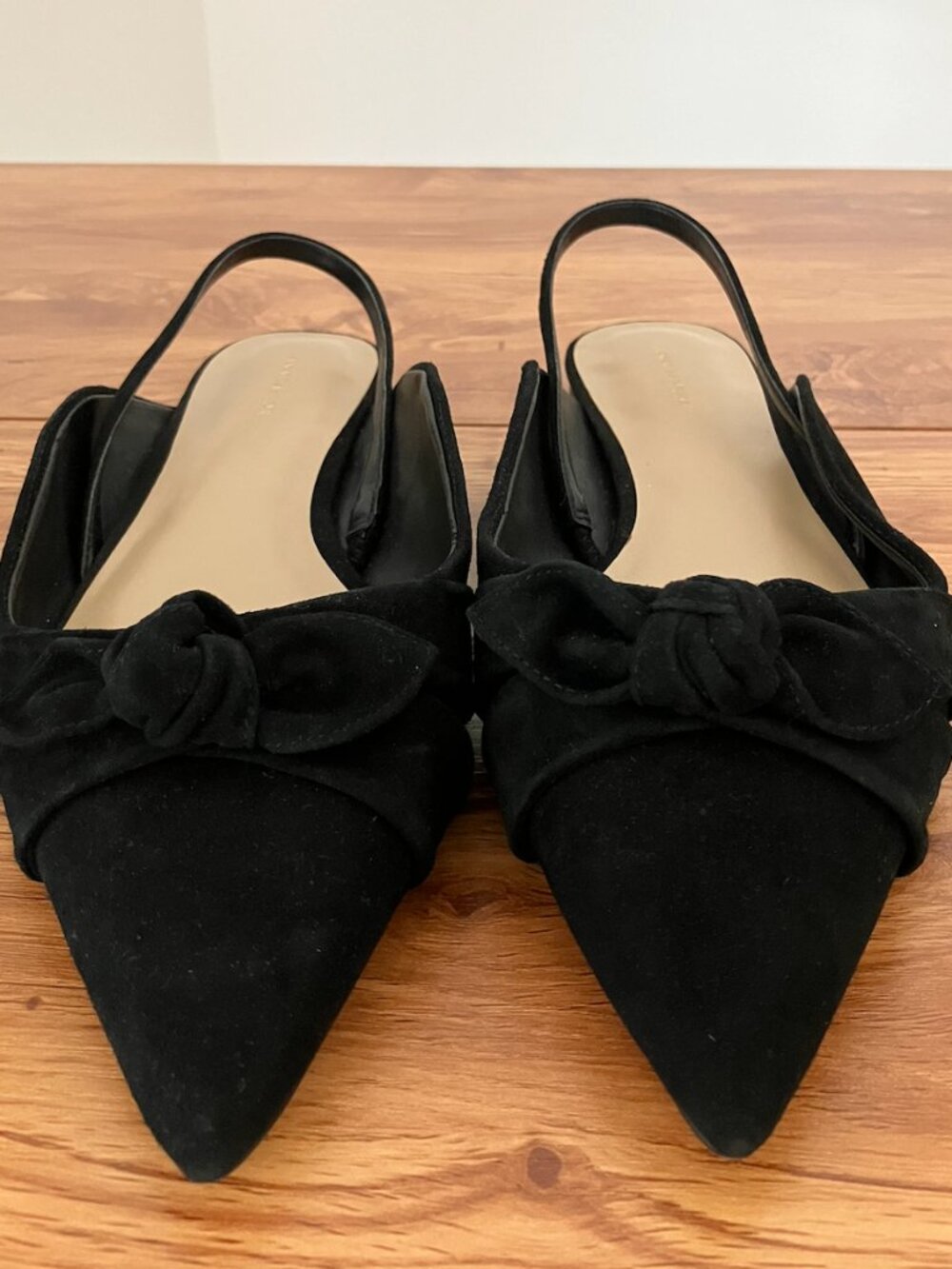 ANN TAYLOR- Hermione bow slingback flat